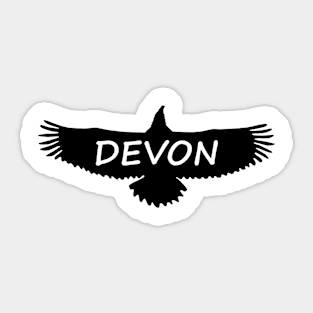 Devon Eagle Sticker